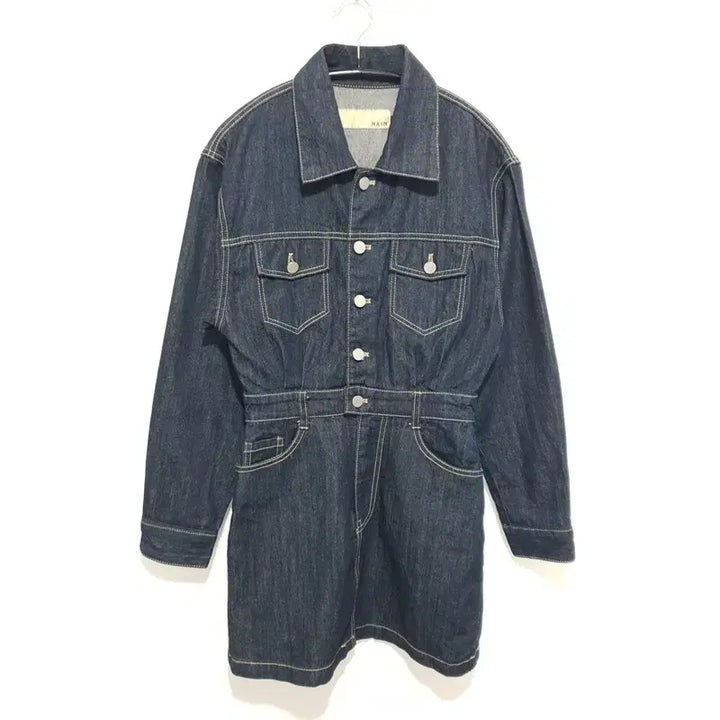 [BUNJANG] Atelier Nine Selvage Casual Denim Dress / 아틀리에 나인 셀비지 캐주얼 데님 원피스 S_M2612