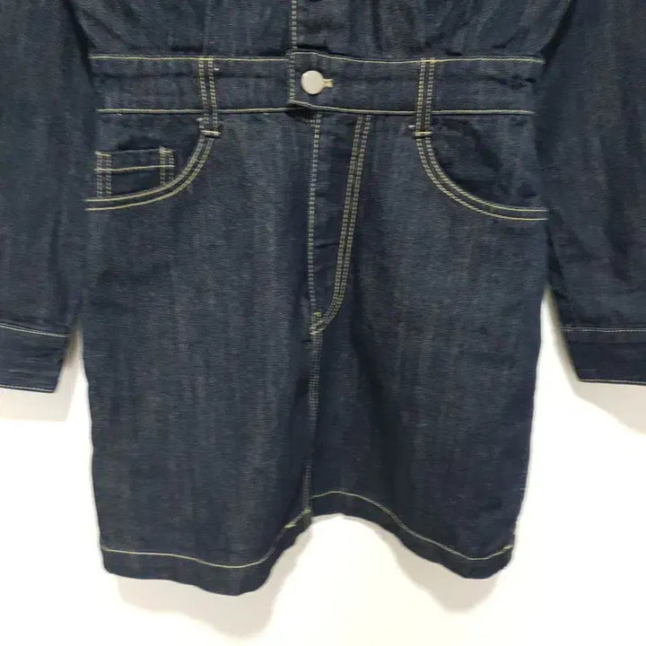 [BUNJANG] Atelier Nine Selvage Casual Denim Dress / 아틀리에 나인 셀비지 캐주얼 데님 원피스 S_M2612