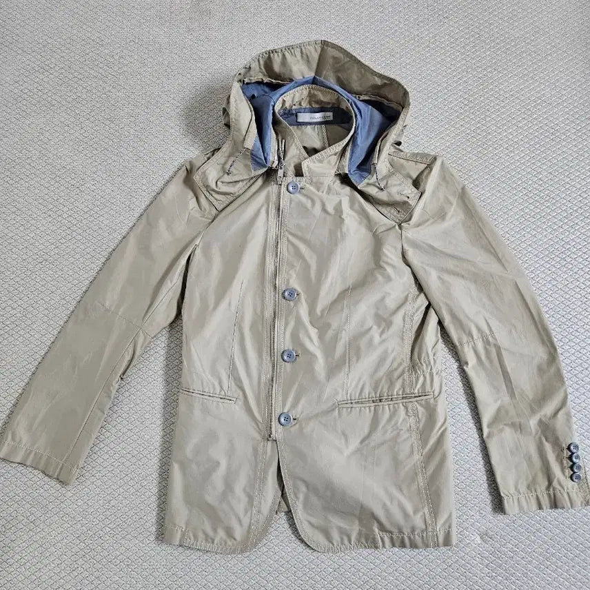 [BUNJANG] Solid Homme Hooded Jacket Beige Size 95 / 솔리드옴므 후드 자켓 95