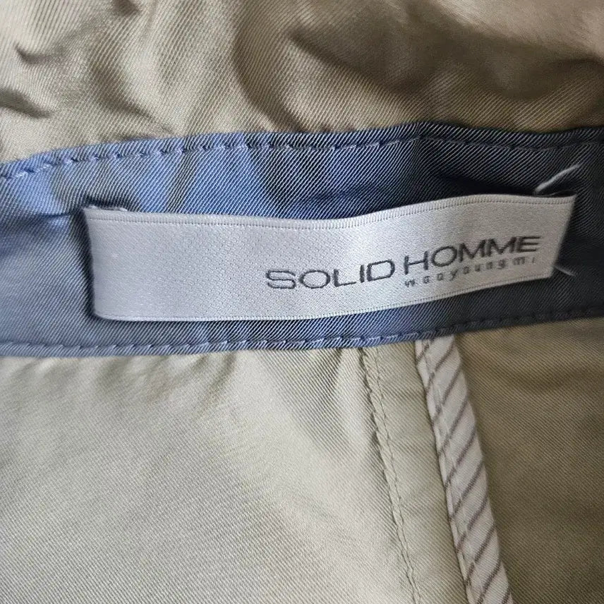 [BUNJANG] Solid Homme Hooded Jacket Beige Size 95 / 솔리드옴므 후드 자켓 95