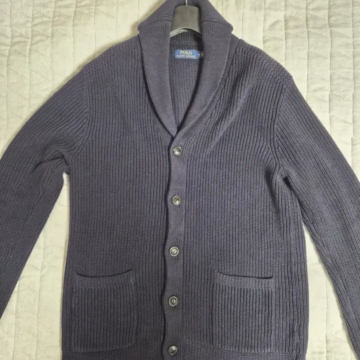 [BUNJANG] Polo Ralph Lauren Shawl Collar Cardigan / 폴로 랄프로렌 숄카라 가디건
