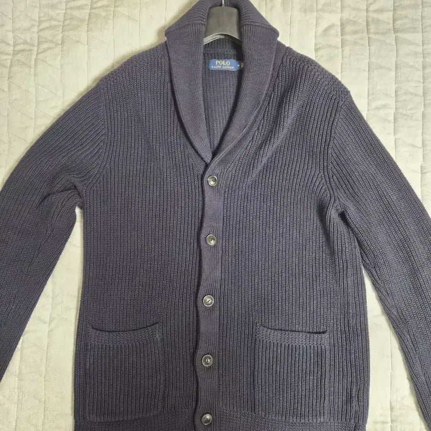 [BUNJANG] Polo Ralph Lauren Shawl Collar Cardigan / 폴로 랄프로렌 숄카라 가디건