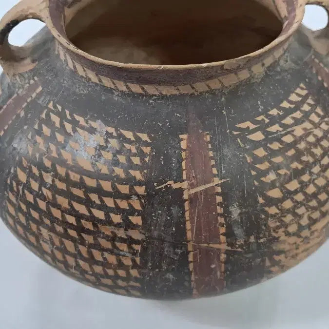 [BUNJANG] Korean Earthenware Jar with Unique Pattern / 토기 항이리