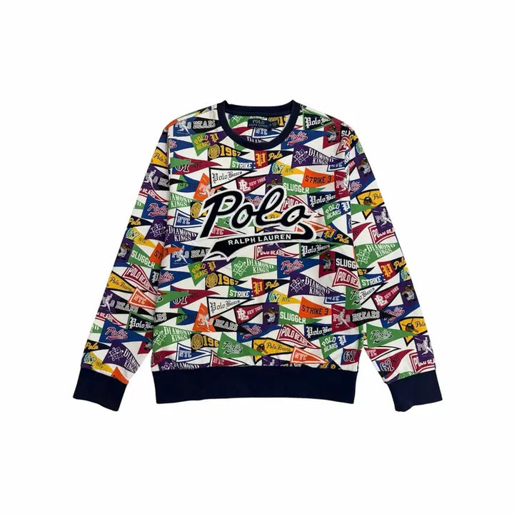 [BUNJANG] Polo Ralph Lauren Limited Edition Baseball Bear Sweatshirt / 폴로 랄프로렌 리미티드 에디션 베이스볼 베어 맨투맨 (M)