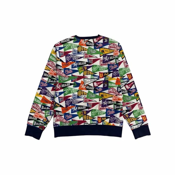 [BUNJANG] Polo Ralph Lauren Limited Edition Baseball Bear Sweatshirt / 폴로 랄프로렌 리미티드 에디션 베이스볼 베어 맨투맨 (M)