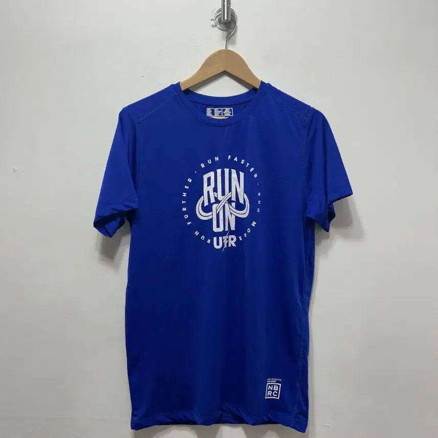 [BUNJANG] New Balance NRC Blue Performance T-Shirt (M) / 뉴발란스 NRC 블루 반팔 기능성 티셔츠 M