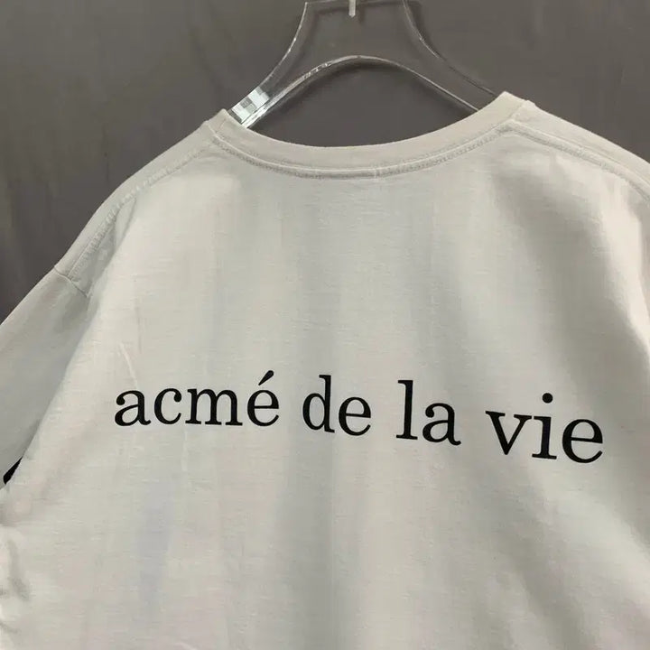 [BUNJANG] Acmedraw Baby Face Lettering Printing Oversized Short Sleeve T-Shirt / 1 아크메드라비 베이비 페이스 백 레터링 프린팅 오버핏 반팔티