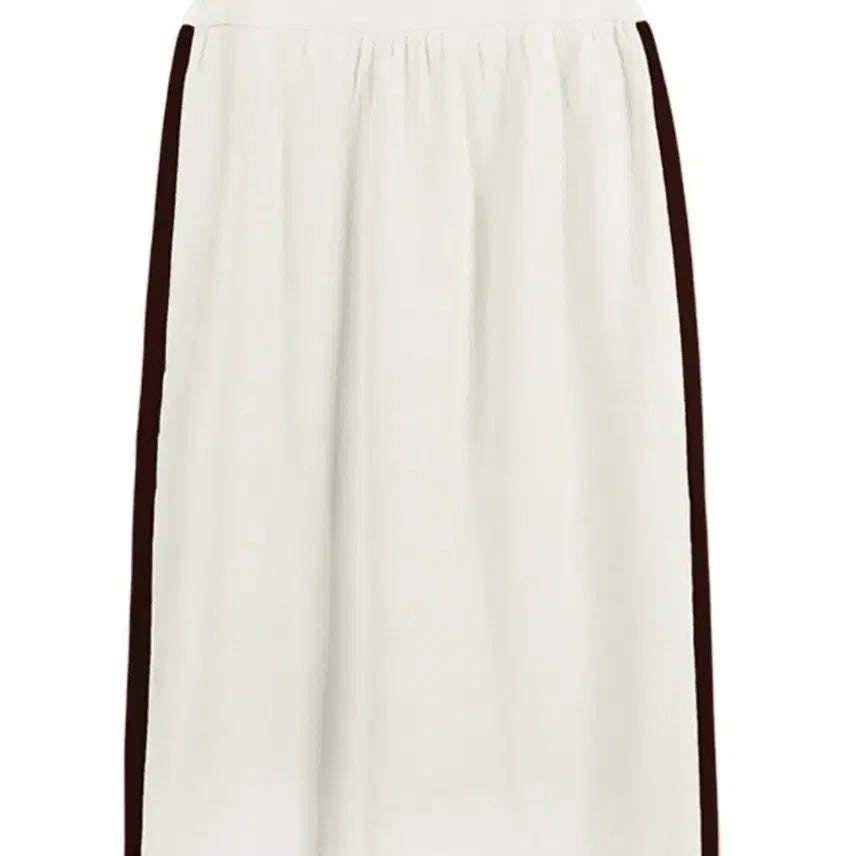 [BUNJANG] Side Panel Colorblock Knit Skirt / 사이드 배색 밴딩 봄여름 니트 스커트