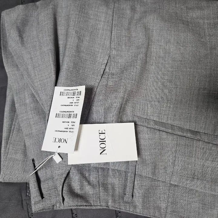 [BUNJANG] Nois Wool Tailored Straight Pants Grey S / 노이스 울 테일러드 스트레이트 팬츠 그레이S