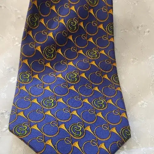 [BUNJANG] Christian Dior Navy Patterned Necktie / 크리스찬 디올 네이비 패턴 넥타이
