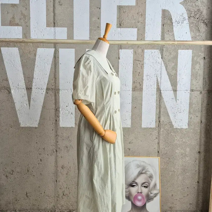 [BUNJANG] On &amp; On Cool Short-Sleeve Long Dress / 온앤온 시원 반팔 롱원피스