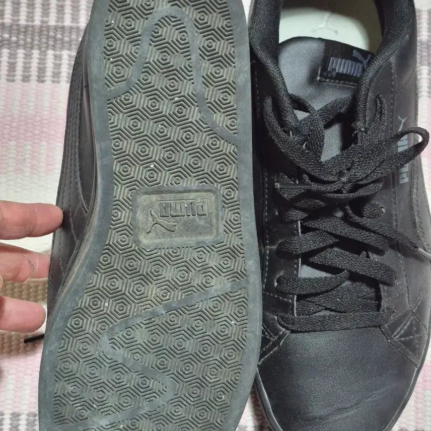 [BUNJANG] Puma Up All Black Sneakers Size 270mm / [270] 푸마 업(PUMA Up) 올블랙 - 발 편한 스니커즈