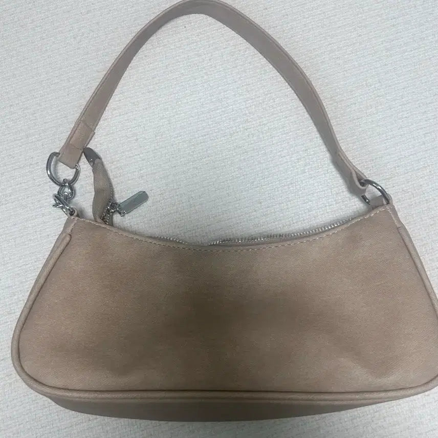 [BUNJANG] Beige Buckle Mini Shoulder Bag / 베이지 버클 미니 숄더백