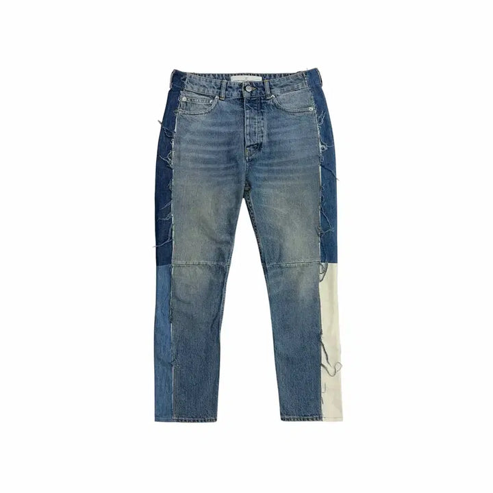 [BUNJANG] Golden Goose Patchwork Denim Pants / 골든구스 패치워크 청 데님 팬츠 바지 (28-29인치)