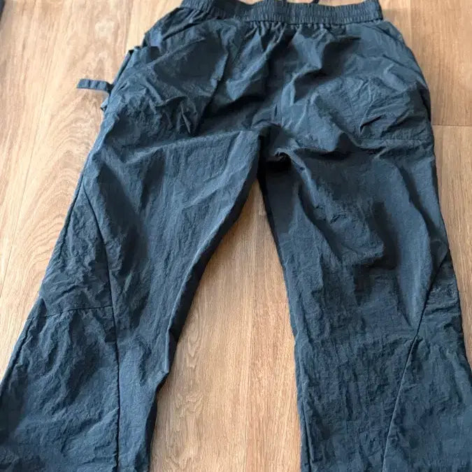 [BUNJANG] Black Cargo Wide Pants (L) / 카고 와이드팬츠 블랙 L