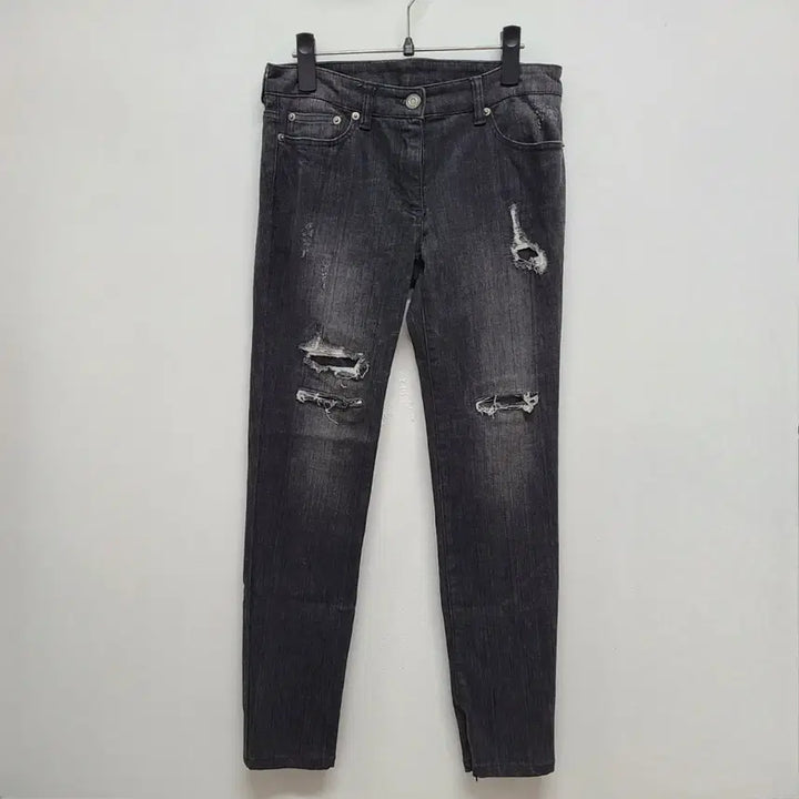 [BUNJANG] SYSTEM Black Damage Denim Pants / 시스템 데님바지 55