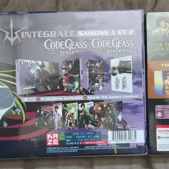 [BUNJANG] Cowboy Bebop / Code Geass Blu-ray Set (Region B) / 카우보이 비밥 / 코드기어스 블루레이 세트