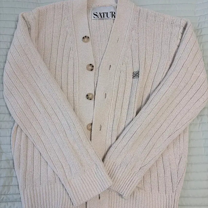 [BUNJANG] Satur Knit Cardigan Ivory / 세터 SATUR 니트 가디건 아이보리