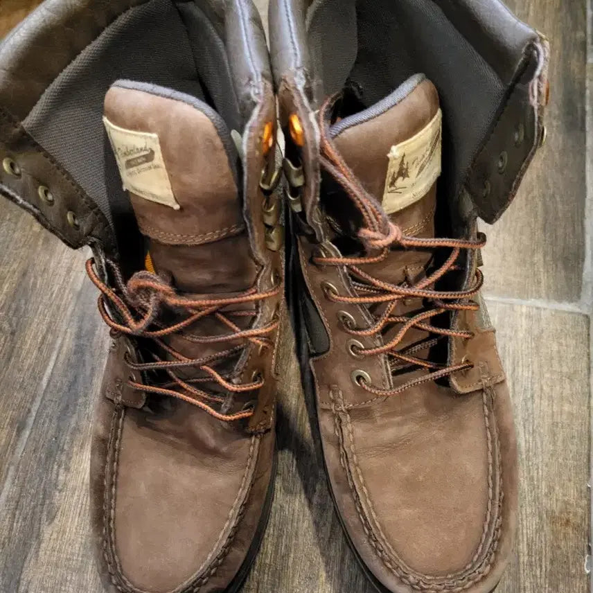 [BUNJANG] Timberland Brown Canvas Walker Boots / 팀버랜드 브라운 캔버스 워커 부츠