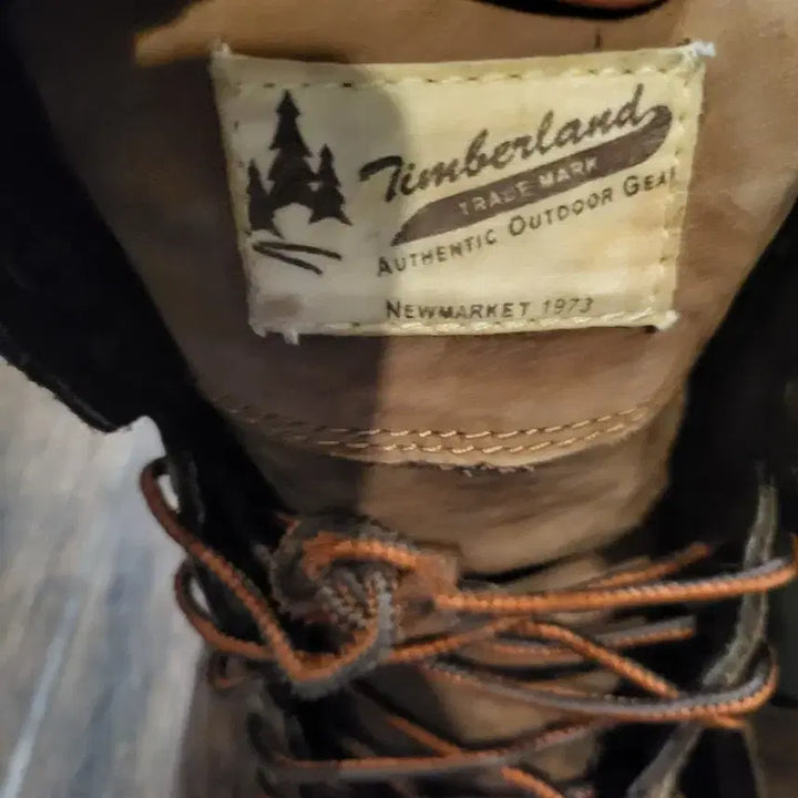 [BUNJANG] Timberland Brown Canvas Walker Boots / 팀버랜드 브라운 캔버스 워커 부츠