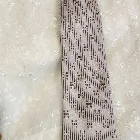 [BUNJANG] Hermès Silk Striped Necktie / 에르메스 실크 넥타이 스트라이프 패턴