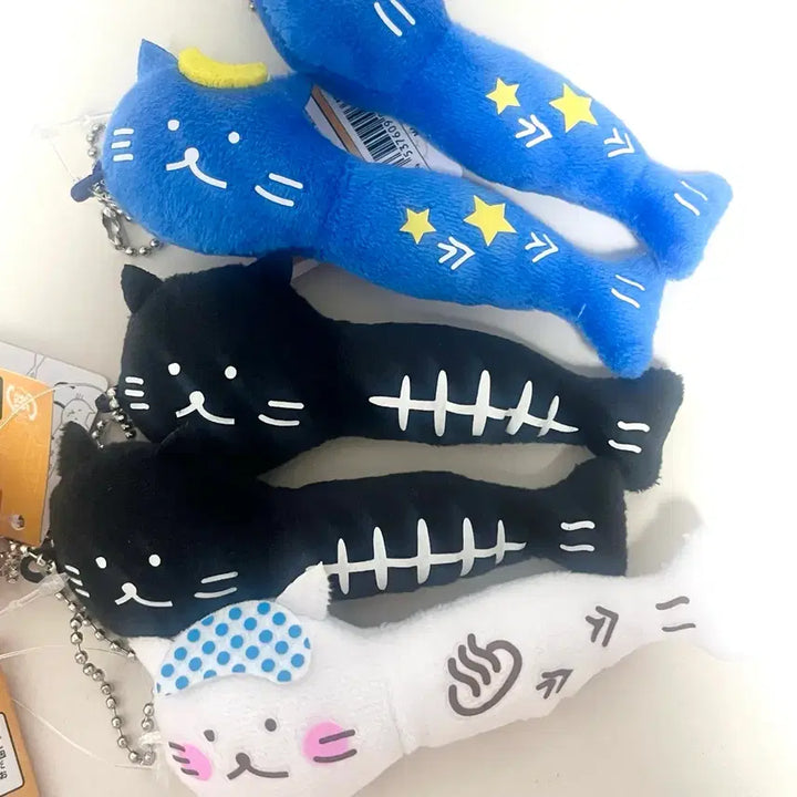 [BUNJANG] Shishamo Neko Yukio Acrylic Keychain / 시샤모네코 열빙어 유키오 일본 키링