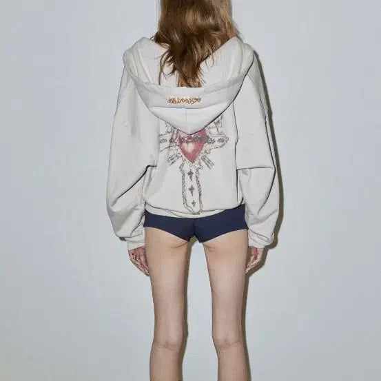 [BUNJANG] Sculptor Beaded Hoodie Zip-Up / 스컬프터 비즈 후드집업
