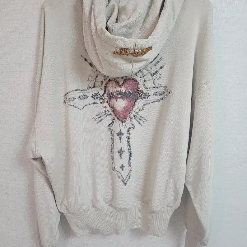[BUNJANG] Sculptor Beaded Hoodie Zip-Up / 스컬프터 비즈 후드집업