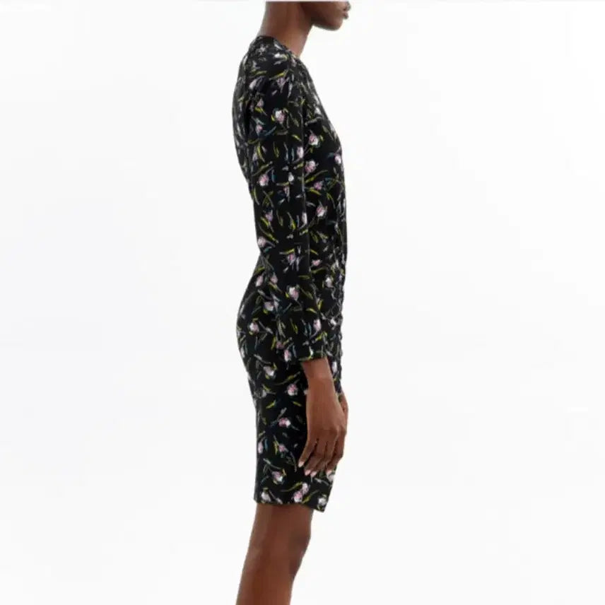 [BUNJANG] BIMBA Y LOLA Tulip Print Shirred Midi Dress / 빔바이롤라(BIMBA Y LOLA) 튤립프린트 원피스 55 새상품