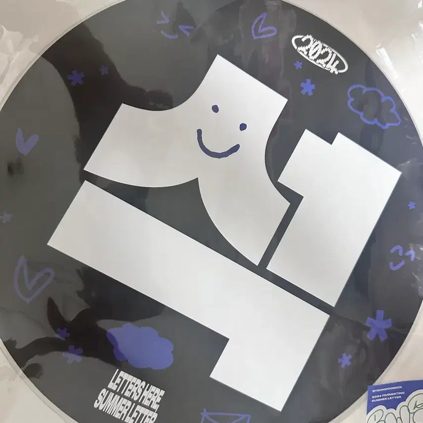 [BUNJANG] Byun Woo Seok Fanmeeting Goods Image Picket Fan (Sealed) / 변우석팬미팅굿즈 부채 이미지피켓 미개봉새상품