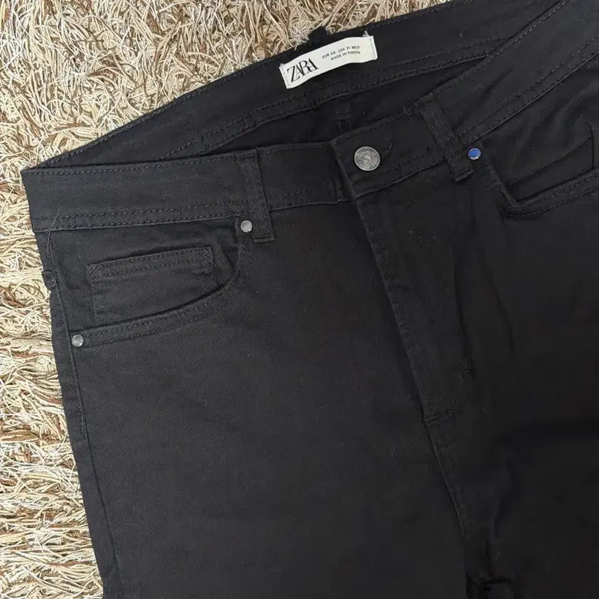 [BUNJANG] Zara Black Denim Pants / 자라 블랙 데님 팬츠