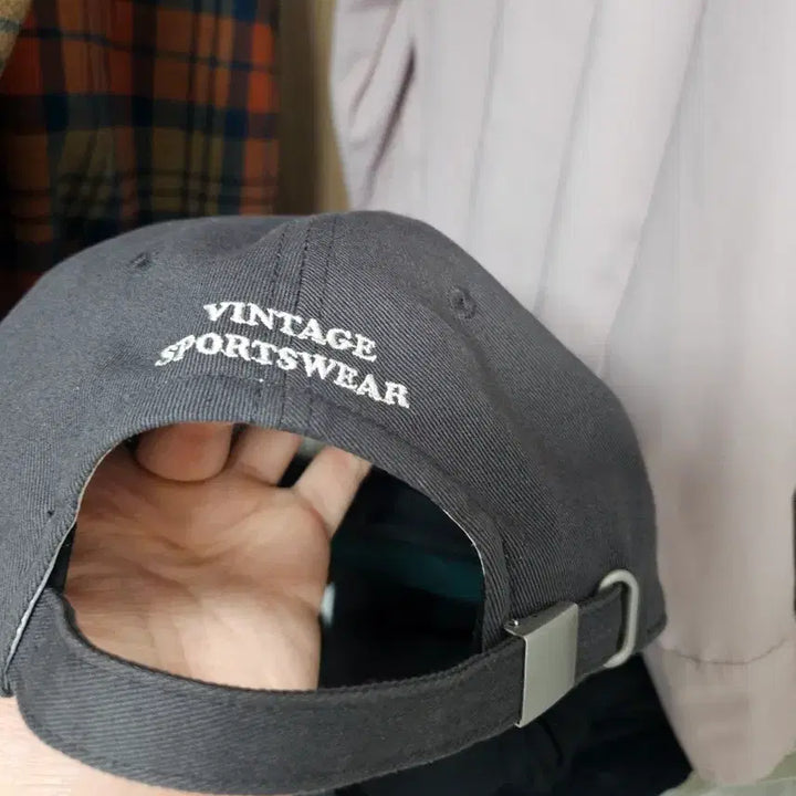 [BUNJANG] Bantz Cotton Twill Vintage Baseball Cap Charcoal / 반츠 코튼 트윌 빈티지 베이스볼 캡 차콜
