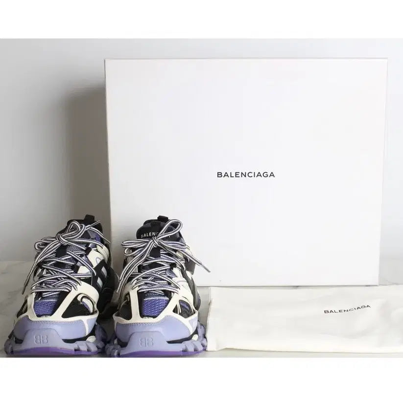 [BUNJANG] Balenciaga Tracksuit Sneakers Purple Size 37 (240) / [S급/당일배송]발렌시아가 트랙슈즈 스니커즈 퍼플 37(240)