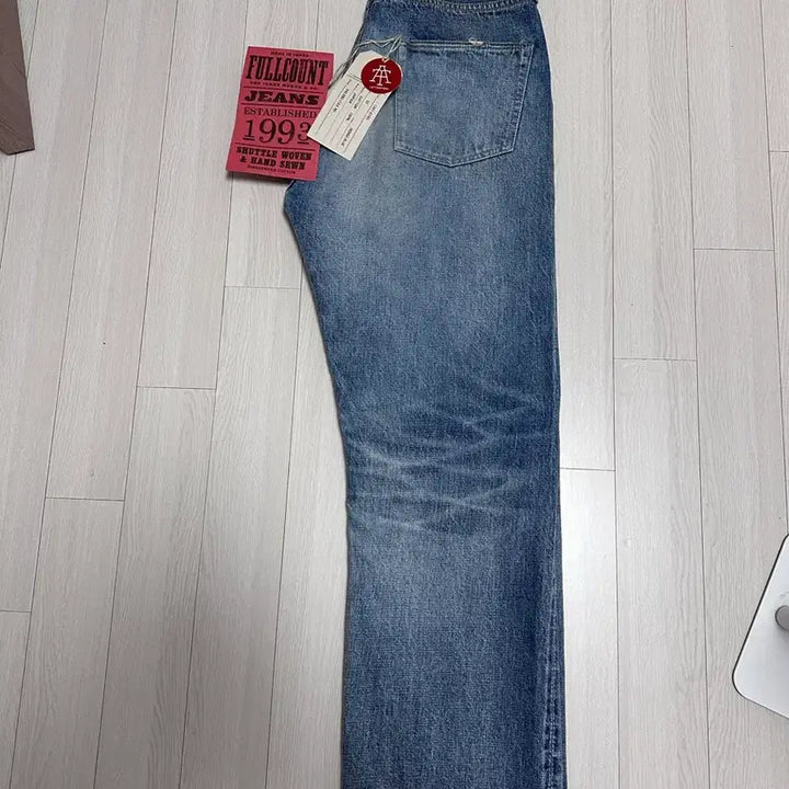 [BUNJANG] Full Count 0105 Dartford Washing Denim Jeans (Size 32) / 풀카운트 0105 다트포드 워싱 데님 중청 사이즈 32 팝니다