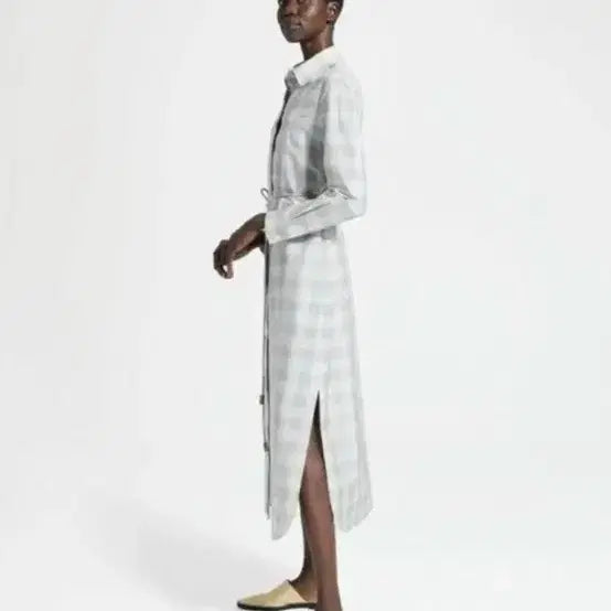 [BUNJANG] Theory Cotton Silk Shirt Dress / Theory 띠어리 셔츠 원피스