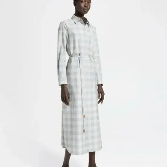 [BUNJANG] Theory Cotton Silk Shirt Dress / Theory 띠어리 셔츠 원피스
