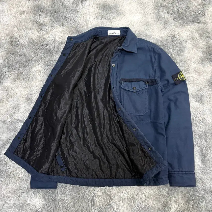 [BUNJANG] Stone Island AW14 Quilted Overshirt Jacket - Size M / [국내매장판, M] 스톤아일랜드 AW14 퀼팅 오버셔츠 자켓