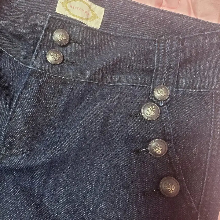 [BUNJANG] Lenibon Denim Pants / 급처상태좋음!레니본 데님 청바지 팬츠 공주바지 샤틴st,오즈세컨st