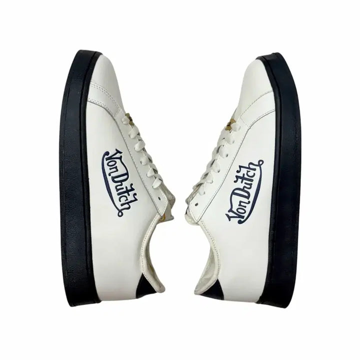 [BUNJANG] Bonderchi White Navy Sneakers Shoes US 9 / 본더치 화이트 네이비 스니커즈 신발 270