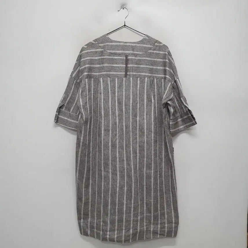 [BUNJANG] ENFOLD Striped Linen Dress / ENFOLD 스트라이프 린넨 원피스