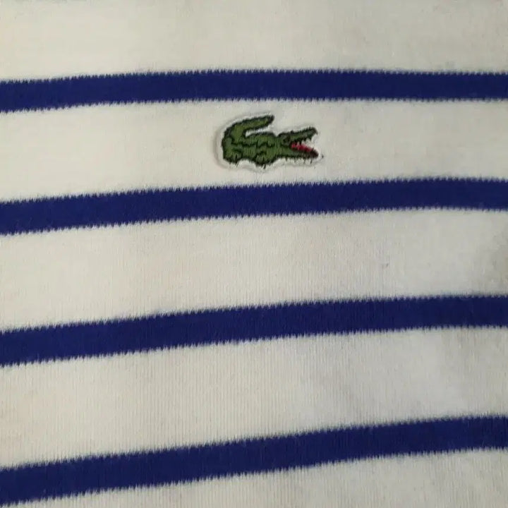 [BUNJANG] Lacoste Striped Long-Sleeve Dress / 라코스테 스트라이프 긴팔 원피스