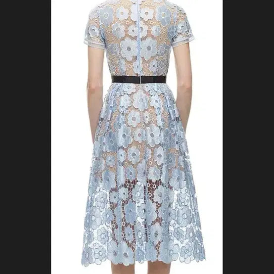 [BUNJANG] Self-Portrait Garden Guipure Lace Dress / 새상품 self portrait 셀프포트레이트 가든 기퓌르 레이스 원피스