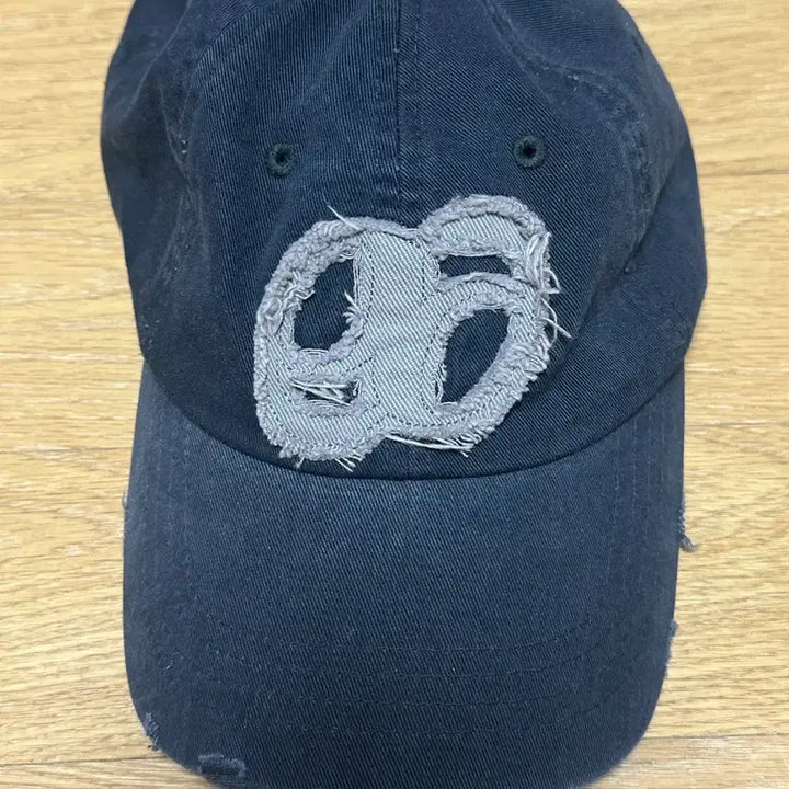[BUNJANG] AzON Patch Ball Cap Navy / 애즈온 패치 볼캡 네이비 모자