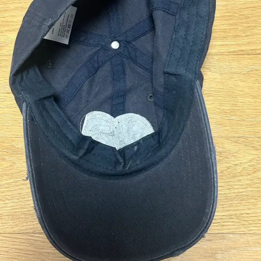[BUNJANG] AzON Patch Ball Cap Navy / 애즈온 패치 볼캡 네이비 모자