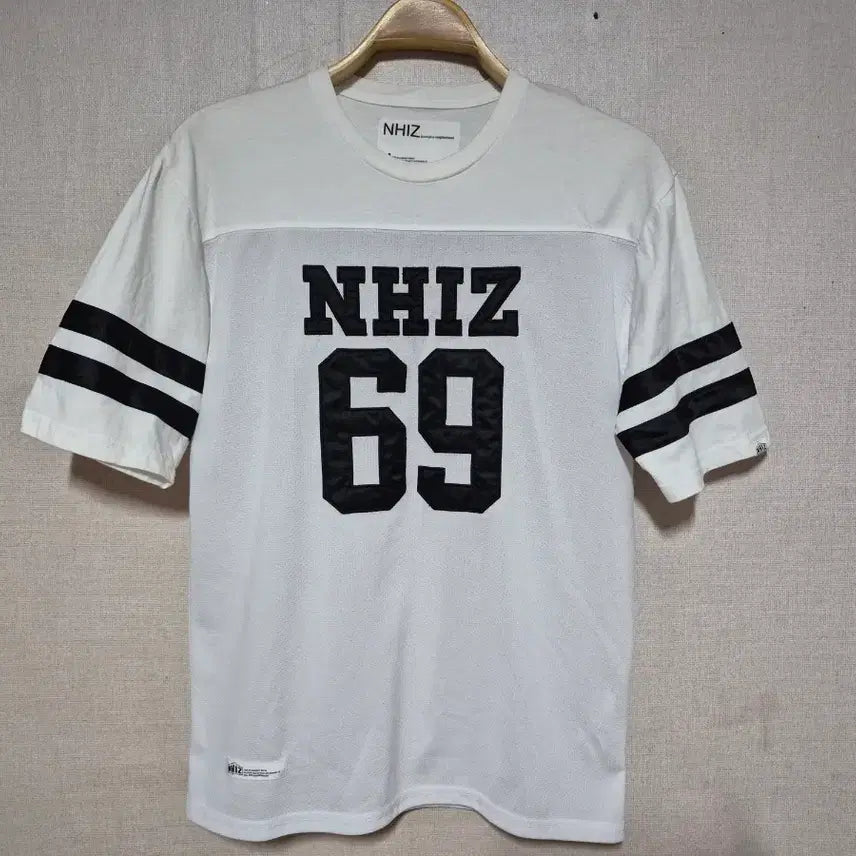 [BUNJANG] Neighborhood NHIZ Collaboration T-Shirt (White/Black, Size M) / NHIZ neighborhood 네이버후드 (M)