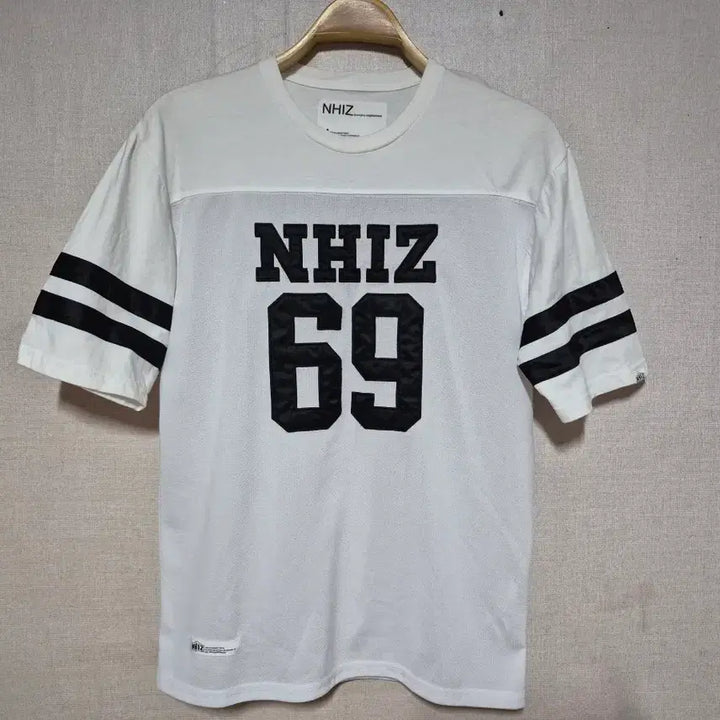 [BUNJANG] Neighborhood NHIZ Collaboration T-Shirt (White/Black, Size M) / NHIZ neighborhood 네이버후드 (M)