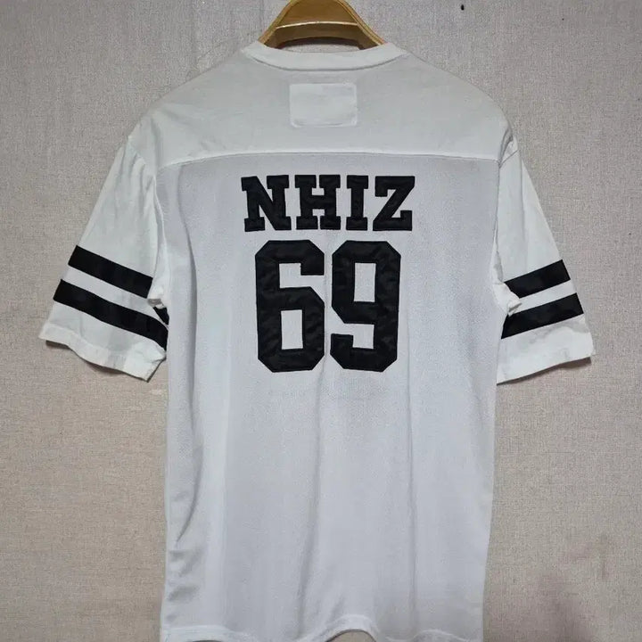 [BUNJANG] Neighborhood NHIZ Collaboration T-Shirt (White/Black, Size M) / NHIZ neighborhood 네이버후드 (M)
