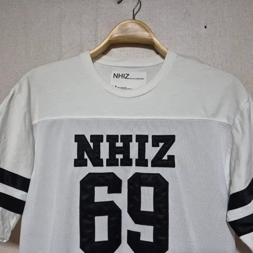 [BUNJANG] Neighborhood NHIZ Collaboration T-Shirt (White/Black, Size M) / NHIZ neighborhood 네이버후드 (M)