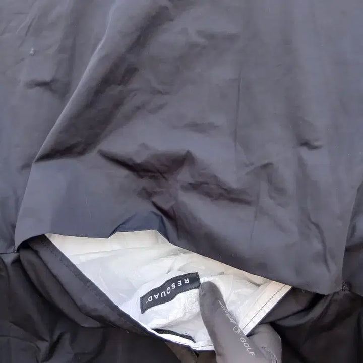 [BUNJANG] RESQUAD Reversible Rain Coat Black / RESQUAD블랙 양면 레인 코트