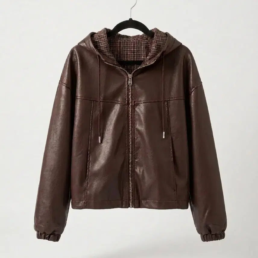 [BUNJANG] Leather Jacket / 가죽자켓